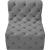 Tuft Velvet Modular Armless Chair