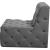 Tuft Velvet Modular Armless Chair