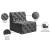 Tuft Velvet Modular Armless Chair