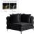 Tremblay Velvet Modular Corner Chair
