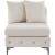 Tremblay Velvet Modular Armless Chair