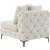 Tremblay Velvet Modular Armless Chair