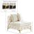 Tremblay Velvet Modular Armless Chair