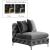 Tremblay Velvet Modular Armless Chair