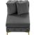Tremblay Velvet Modular Armless Chair