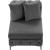 Tremblay Velvet Modular Armless Chair
