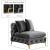 Tremblay Velvet Modular Armless Chair