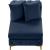Tremblay Velvet Modular Armless Chair