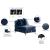 Tremblay Velvet Modular Armless Chair