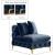 Tremblay Velvet Modular Armless Chair