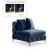 Tremblay Velvet Modular Armless Chair