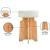 Jasper Boucle Fabric Counter Stool with Natural White Oak Base