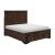 Eunice Wood/Wood Veneer Storage Platform Bed, Queen Size