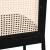 Atticus Boucle Fabric Dining Chair with Black Metal Frame