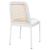 Atticus Boucle Fabric Dining Chair with Black Metal Frame