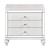 Alonza Faux Alligator/Beveled Mirror Panel Bedroom Set w/ LED Lighting
