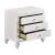 Alonza Faux Alligator/Beveled Mirror Panel Bedroom Set w/ LED Lighting