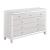Alonza Faux Alligator/Beveled Mirror Panel Bedroom Set w/ LED Lighting