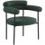 Blake Boucle Fabric Dining Chair with Matte Black Metal Frame