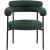 Blake Boucle Fabric Dining Chair with Matte Black Metal Frame