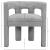 Athena Boucle Fabric Accent Chair