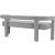 Athena Boucle Fabric Bench