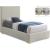 Crosby Linen Fabric Twin Size Bed