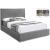 Crosby Linen Fabric King Size Bed