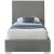 Crosby Linen Fabric Twin Size Bed