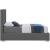 Crosby Linen Fabric Twin Size Bed