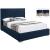 Crosby Linen Fabric King Size Bed