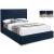 Crosby Linen Fabric Queen Size Bed