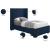 Oxford Linen Twin Size Bed
