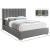 Pierce Linen Queen Size Bed