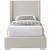 Royce Linen Fabric Twin Size Bed