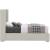 Royce Linen Fabric Twin Size Bed