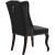 Suri Velvet Dining Chair with Espresso Wood Legs