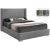 Royce Linen Fabric Queen Size Bed