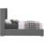 Royce Linen Fabric Twin Size Bed