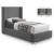 Royce Linen Fabric Twin Size Bed