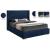 Royce Linen Fabric Full Size Bed