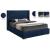 Royce Linen Fabric King Size Bed