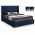 Royce Linen Fabric Queen Size Bed