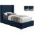 Royce Linen Fabric Twin Size Bed