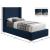 Royce Linen Fabric Twin Size Bed