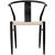 Beck Dining Chair with Matte Black Metal Legs & Frame