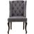 Suri Velvet Dining Chair with Espresso Wood Legs