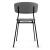 Fifties Venice Fabric/Metal Dining Chair