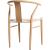 Beck Dining Chair with Matte Black Metal Legs & Frame