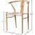Beck Dining Chair with Metal Legs & Frame